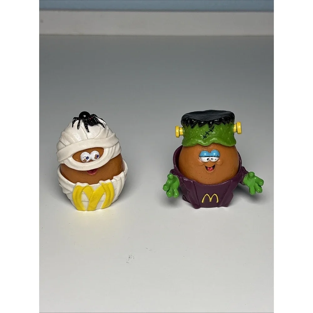 1992 McDonald's Halloween McNugget Buddies - Set of 4 Vintage Nugget Toys